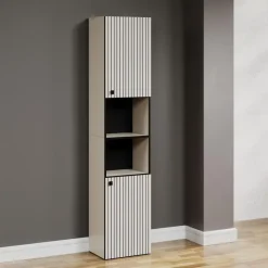 Calicosy - Geribbelde badkamerkolom PUREBLISS - 15x122x44,5 cm Hot