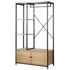 Calicosy - Kledingkast LENNY - Eik - 167x90x40 cm