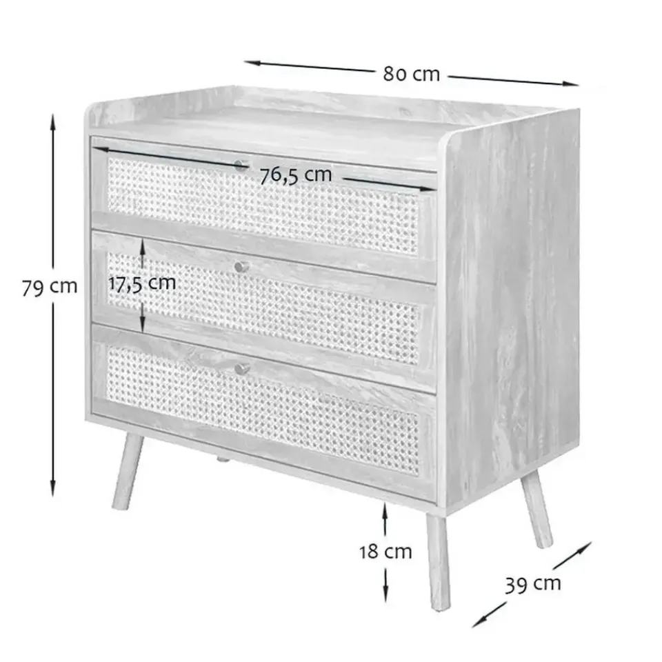 Calicosy - Ladekast - - 79x80x39 cm Hot