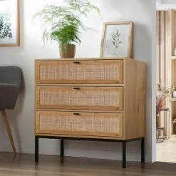 Calicosy - Ladekast JAYA - Licht hout - 79x80x39 cm Best