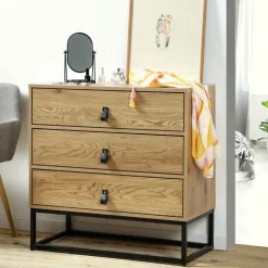 Calicosy - Ladekast JILL - Eik - 79.5x80x39 cm Best