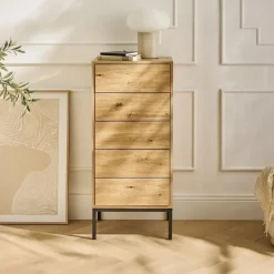 Calicosy - Ladekast LENNY - Licht hout - 100x45x38 cm New