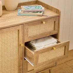 Calicosy - Ladekast PALMO - Licht hout - 79,5x80x39 cm Clearance