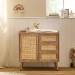 Calicosy - Ladekast PALMO - Licht hout - 79,5x80x39 cm Clearance