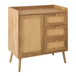 Calicosy - Ladekast PALMO - Licht hout - 79,5x80x39 cm Clearance