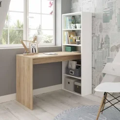 Calicosy - Omkeerbaar - Licht eiken / wit - 144x120x53 cm Discount