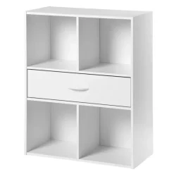 Calicosy - Opbergplank met 4 compartimenten - 29,5x62x80 cm Online