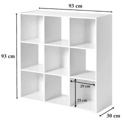 Calicosy - Opbergrek - Wit - 92.5x92.5x29.5 cm Discount