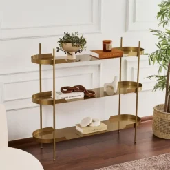 Calicosy - Rek BLAIR - Gouden - 105x120x34 cm Outlet