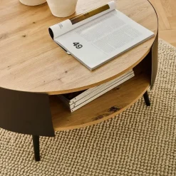 Calicosy - Salontafel EKLO - Eik - 39x80x80 cm Online