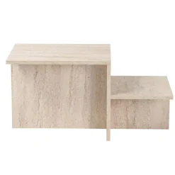 Calicosy - Salontafel HARMONY - Travertijn - 40x77x40 cm Hot