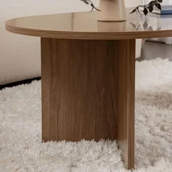 Calicosy - Salontafel IRIS - Walnoot - 39,8x119x60 cm Discount