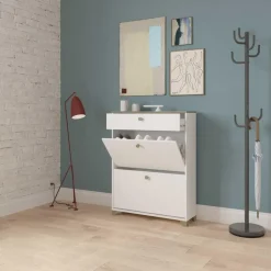 Calicosy - Schoenenkast IZZY - Wit - 104,3x80,8x24,4 cm Online