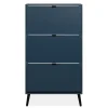 Calicosy - Schoenenkast VIGO - Alby blauw / zwart - 125x70x24 cm Best
