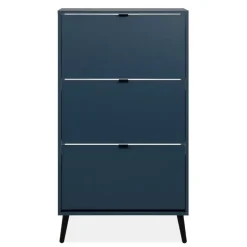Calicosy - Schoenenkast VIGO - Alby blauw / zwart - 125x70x24 cm Best