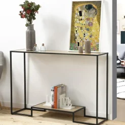 Calicosy - Sidetable - Eikenhouten decor - 80x120x Hot