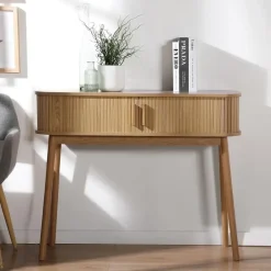 Calicosy - Sidetable ERNEST - Licht hout - 80,5x100x35 cm Best