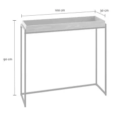 Calicosy - Sidetable JESSIE - Licht hout - 90x100x30 cm Online