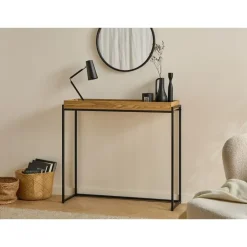 Calicosy - Sidetable JESSIE - Licht hout - 90x100x30 cm Online