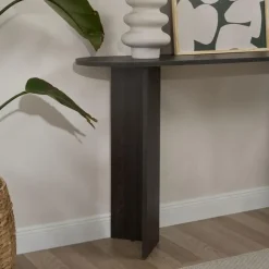 Calicosy - Sidetable SIRA - Zwart hout - 75x150x35 cm