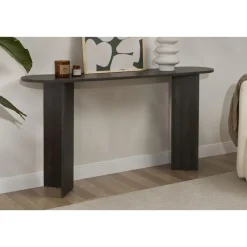 Calicosy - Sidetable SIRA - Zwart hout - 75x150x35 cm