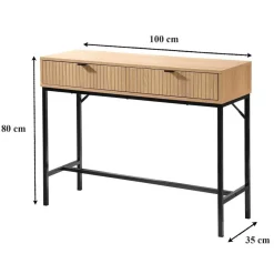 Calicosy - Sidetable TARA - Licht hout - 80x100x35 cm Best