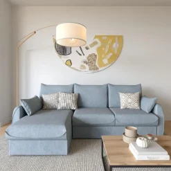 Calicosy - Slaapbank NAOMI - Blauw - 90x260x175 cm Hot