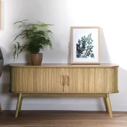 Calicosy - TV-Meubel ERNEST - Licht hout - 55x119x39 cm Outlet