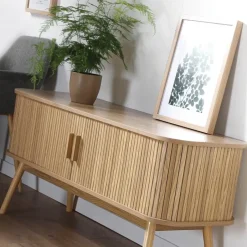 Calicosy - TV-Meubel ERNEST - Licht hout - 55x119x39 cm Outlet