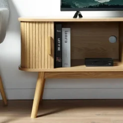 Calicosy - TV-Meubel ERNEST - Licht hout - 55x119x39 cm Outlet