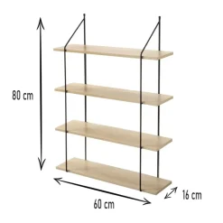 Calicosy - Wandrek - Hout - 80x60x16 cm Clearance