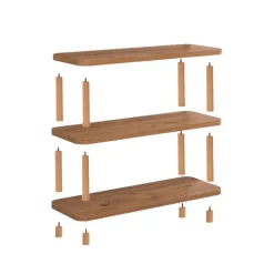 Calicosy - Wandrek STEP - Licht hout - 75x80x28 cm Best