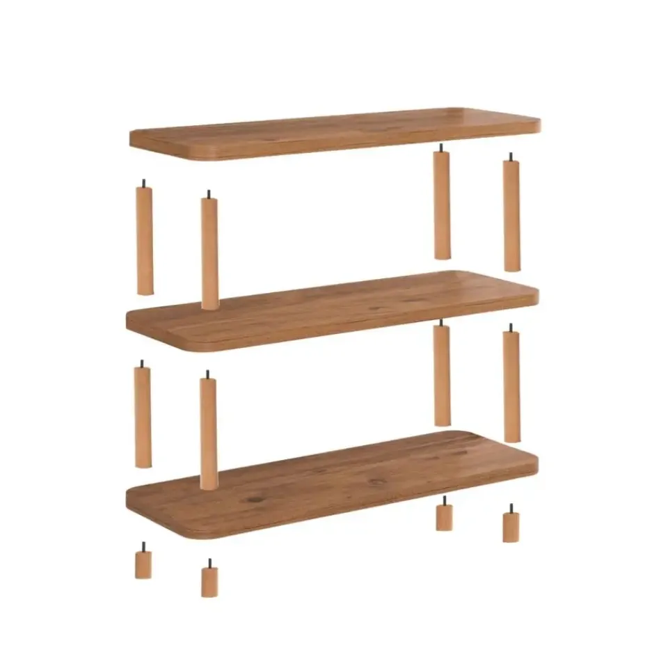 Calicosy - Wandrek STEP - Licht hout - 75x80x28 cm Best