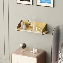 Calicosy - Wandrek WREN - Goud/Hout - 20x60x19 cm New