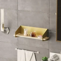 Calicosy - Wandrek WREN - Goud/Hout - 20x60x19 cm New