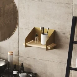 Calicosy - Wandrek WREN - Goud/Hout - 20x30x19 cm Discount