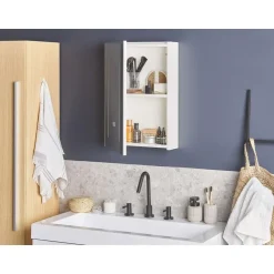 Beliani CAMERON - Badkamermeubel - Wit - Multiplex Best