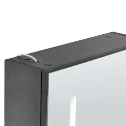 Beliani CAMERON - Badkamermeubel - Zwart - Multiplex Clearance