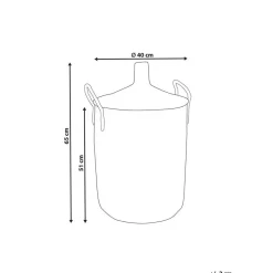 Beliani CAMRANH - Opbergmand - Natuurlijk - Zeegras New