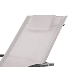 Beliani CARANO II - Strandstoel - Beige - Staal