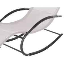 Beliani CARANO II - Strandstoel - Beige - Staal