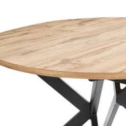 Beliani CARLEA - Uitschuifbare eettafel - Lichtbruin - MDF Best