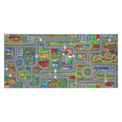 Carpet Studio Playcity Speelkleed - Meerkleurig - 95x200cm Clearance