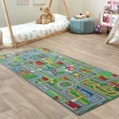 Carpet Studio Playcity Speelkleed - Meerkleurig - 95x200cm Clearance
