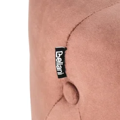 Leen Bakker CARROLLTON - Poef - Bruin - 40 cm - Fluweel New