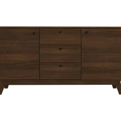 Loft24 Cassie - Dressoir met 3 laden en 2 deuren walnut-look New