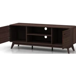 Loft24 Cassie - TV-meubel met 2 deuren van walnotenhoutspaanplaat Best