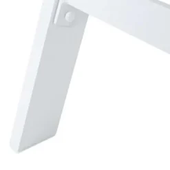 Beliani CATANIA - Strandstoel - Wit - Aluminium