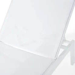 Beliani CATANIA - Strandstoel - Wit - Aluminium