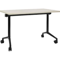 Beliani CAVI - Bureau verstelbaar - Lichtbruin/Zwart - 120 x 60 cm - Metaal Hot